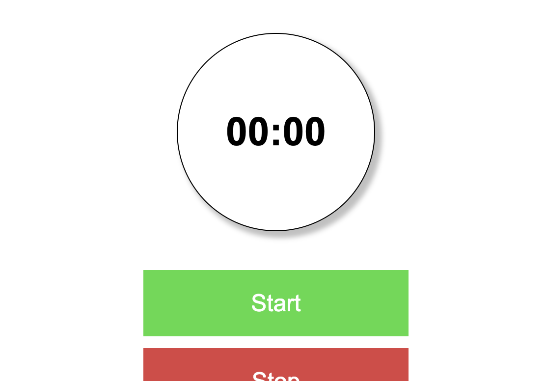 JS Stopwatch